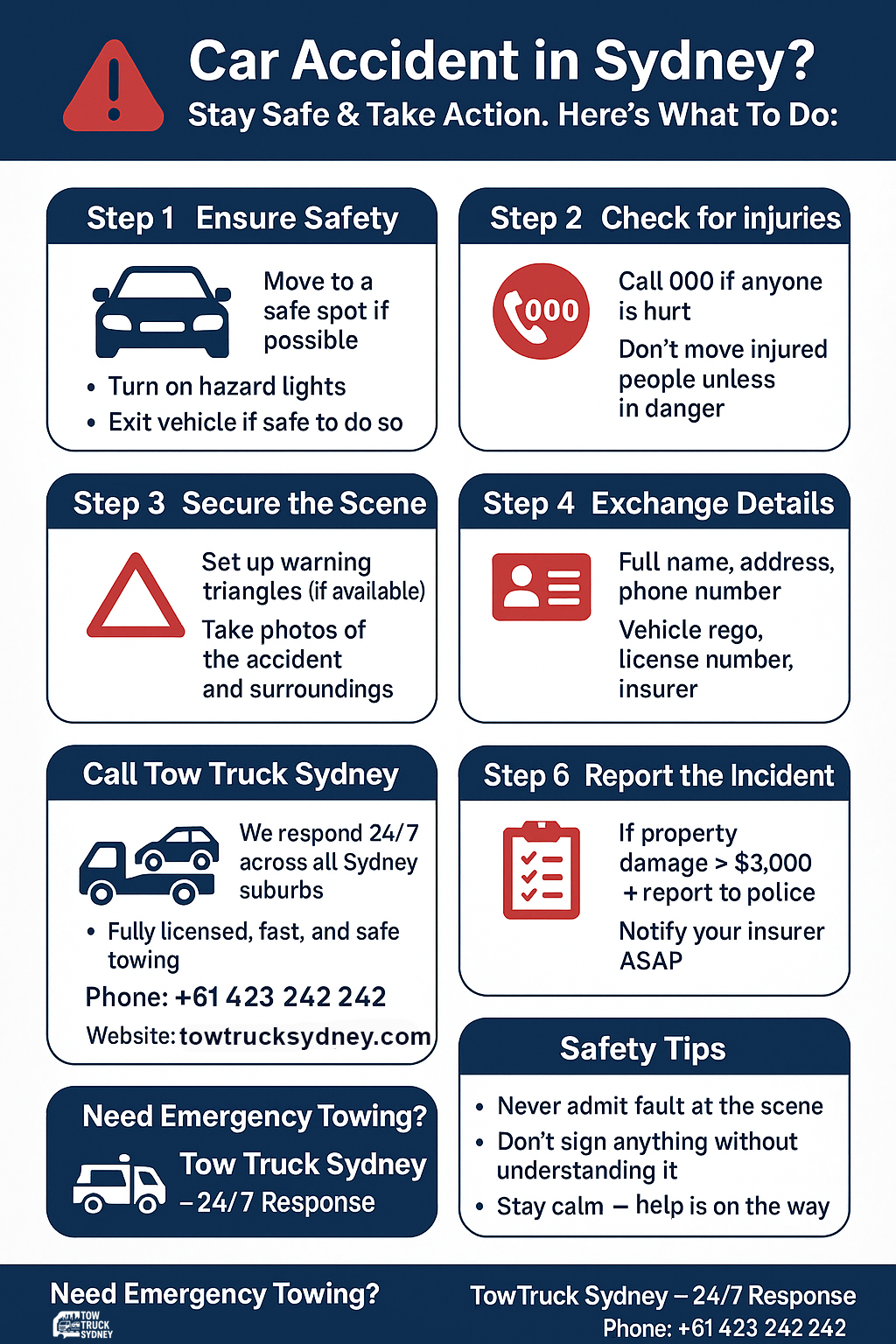 What to Do After a Car Accident in NSW 2 What to Do After a Car Accident tow turck sydney What to Do After a Car Accident in NSW Tow Truck Sydney